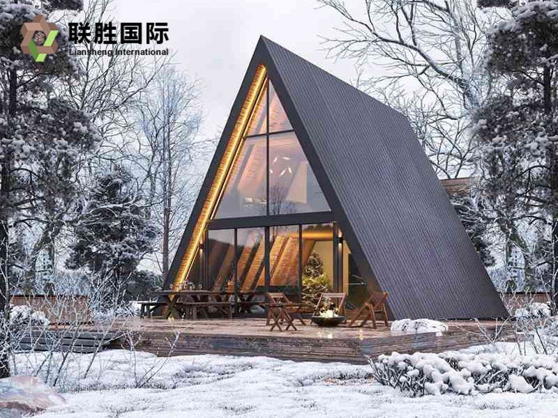 A-frame na Triangle Prefab House